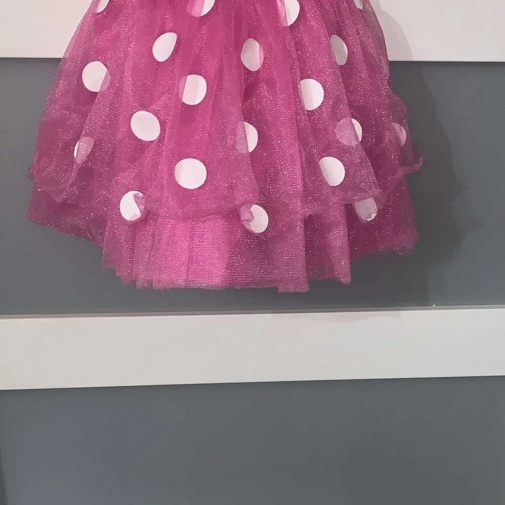 Disney  Minnie  Pink Polka Dot Kids Costume